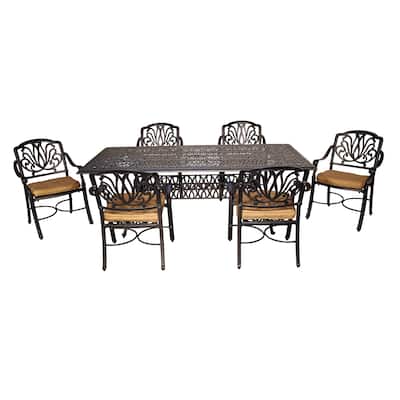 Roma 7-PC Rectangular Dining Set