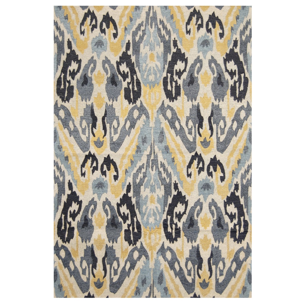 HERAT ORIENTAL Handmade Chenille Ikat Flatweave Rug - 6'6" x 9'6"