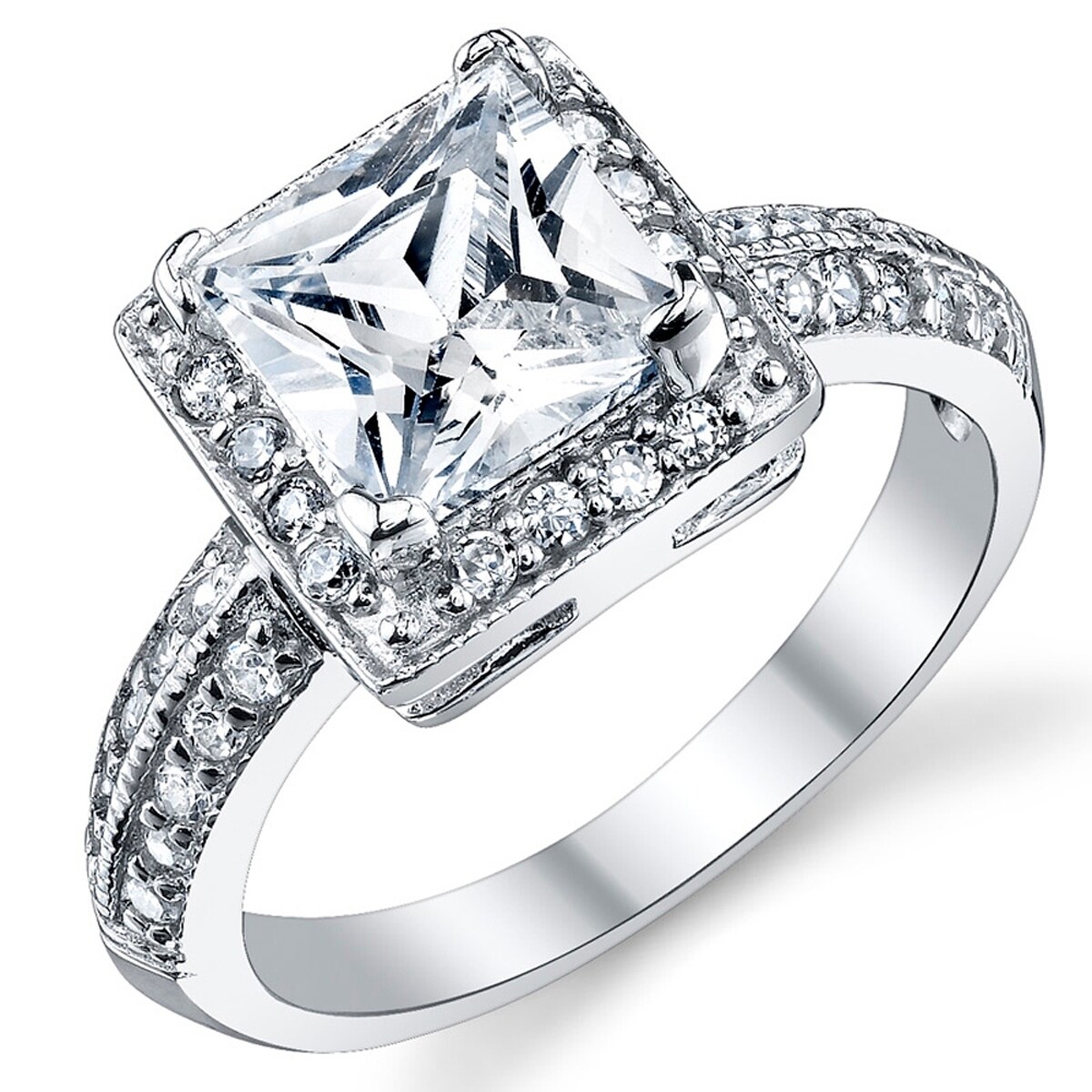 princess cut diamond ring 2 carat