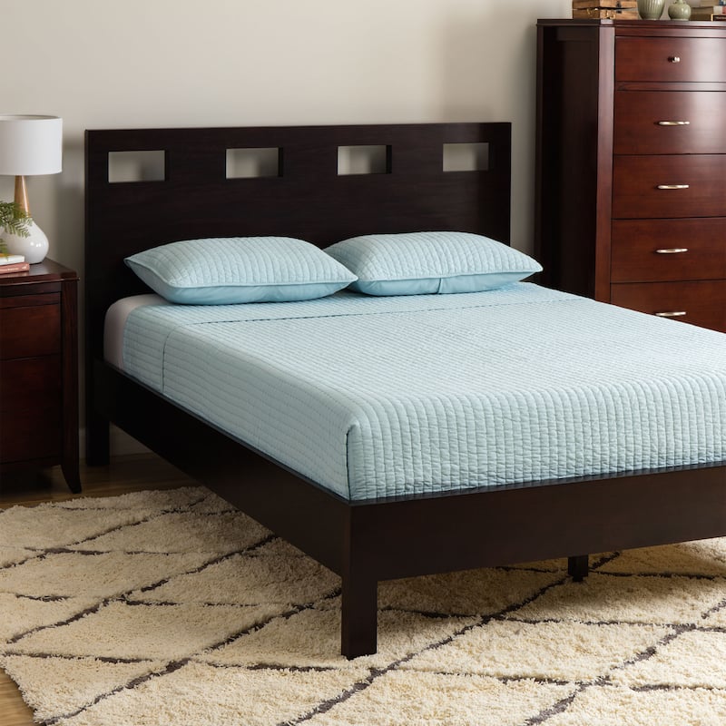 Rectangular Cutout California King-size Platform Bed