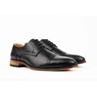 Signature Men S Brogue Cap Toe Dress Shoes Signature Men S Brogue Cap Toe Dress Shoes