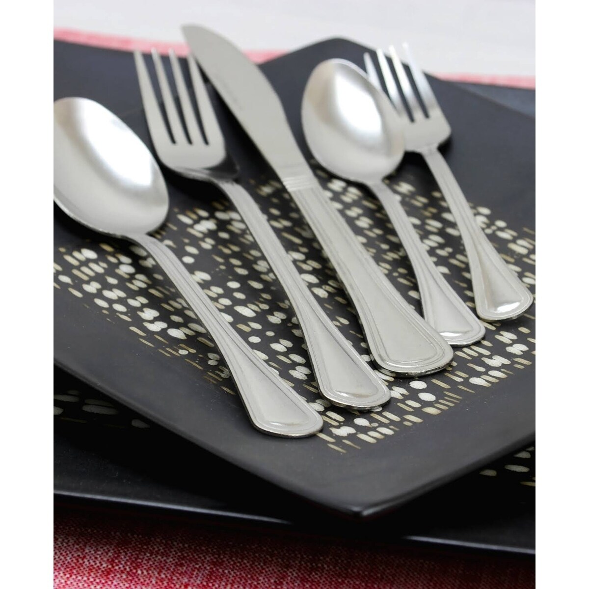 Gibson Palmore Plus 24-Piece Flatware Set