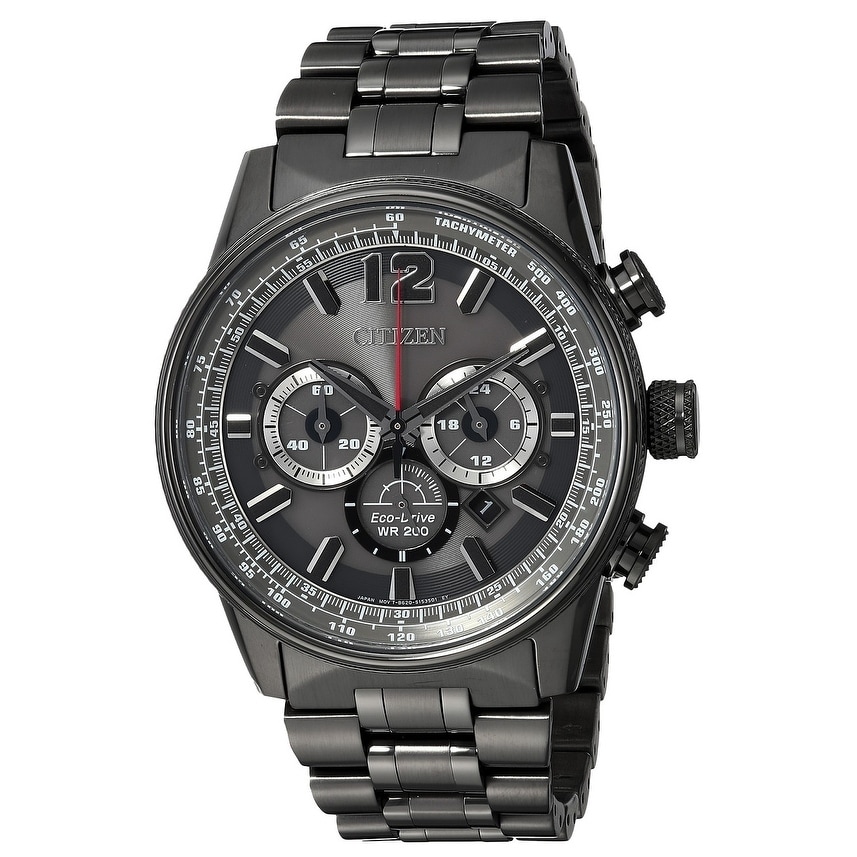 black citizen eco drive mens watch