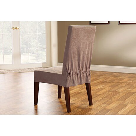 Sure Fit Soft Suede Short Dining Room Chair Slipcover Free Sure Fit Soft Suede Short Dining Room Chair Slipcover