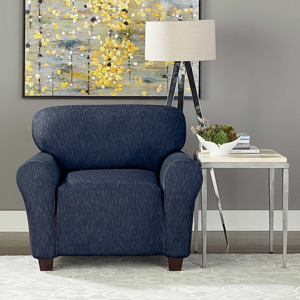 Sure Fit Stretch Denim Chair Slipcover