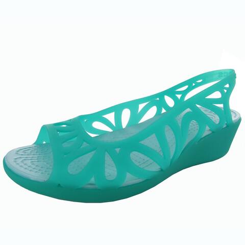 Crocs Womens Adrina III Mini Wedge Sandals