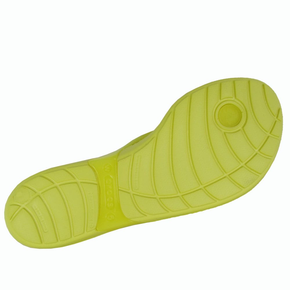 yellow womens crocs