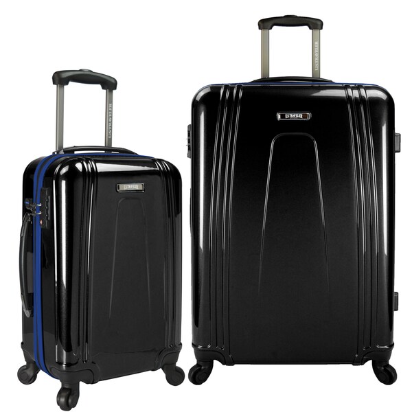 2 piece hard case luggage set