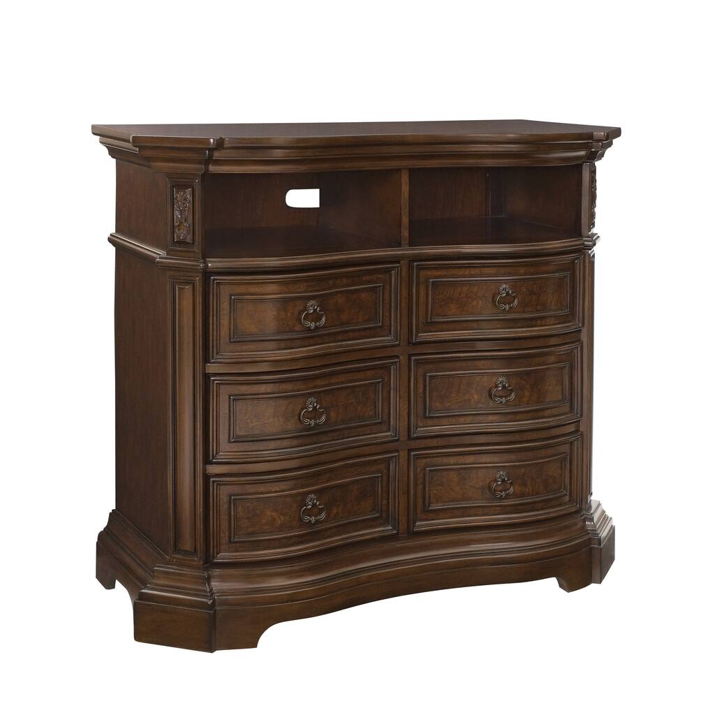 Edington Brown Wood Entertainment Console