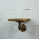 preview thumbnail 17 of 17, Furniture Pipeline Ames Farmhouse Industrial Decorative Wall Shelf