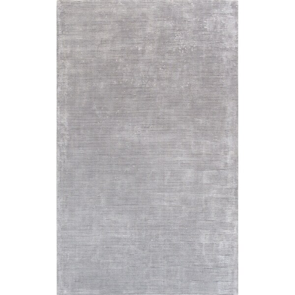 Texture Grey Transitiona Hand Loomed Bamboo Silk Area Rug 5 X Texture Grey Transitiona Hand Loomed Bamboo Silk Area Rug 5 X27