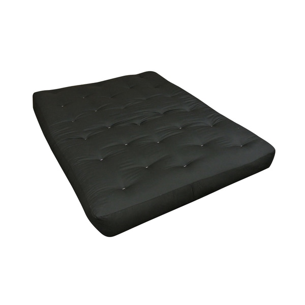 8 All Cotton Twin Black Duct Futon Mattress Free Shipping 8 All Cotton Twin Black Duct Futon Mattress
