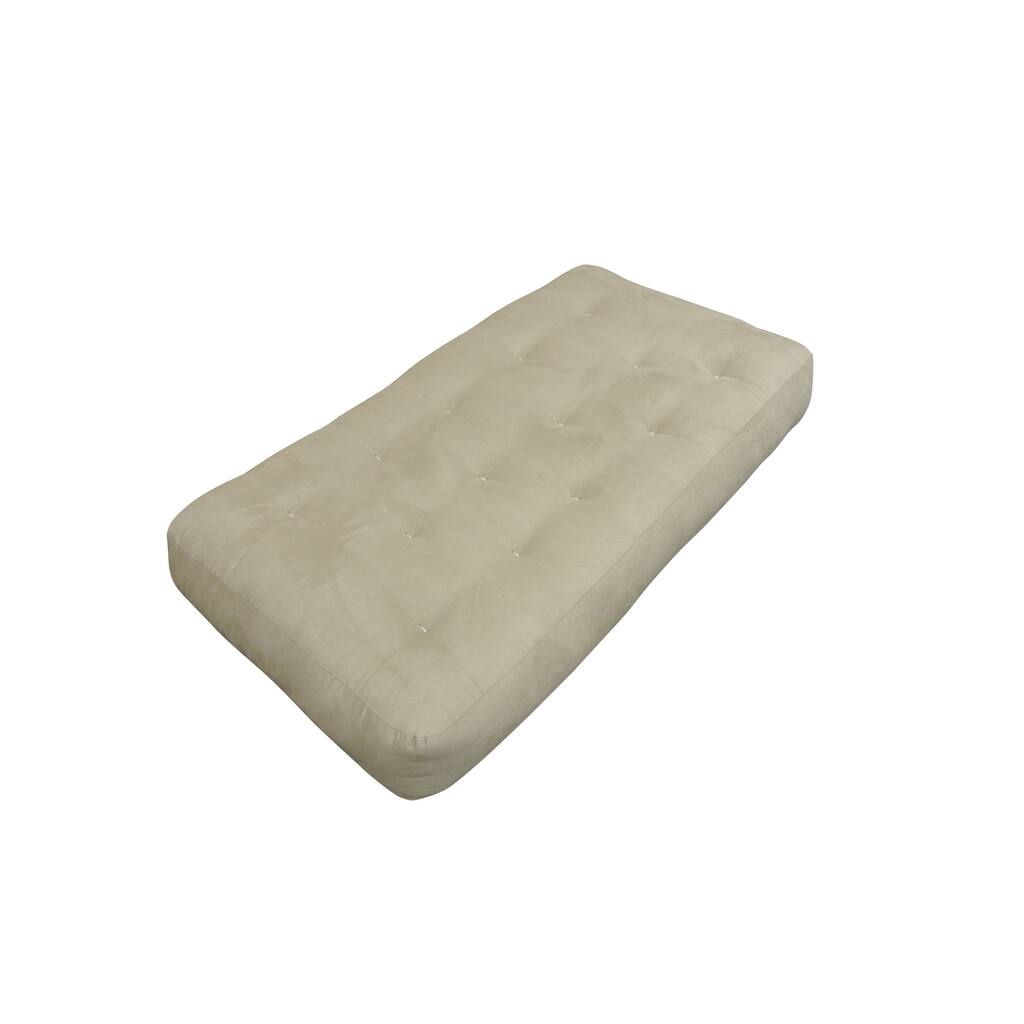 7" FeatherTouch I Chair Tan Microfiber Futon Mattress