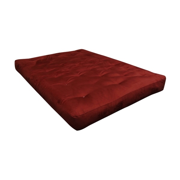 9 Moonlight Full Burgundy Microfiber Futon Mattress Free 9 Moonlight Full Burgundy Microfiber Futon Mattress