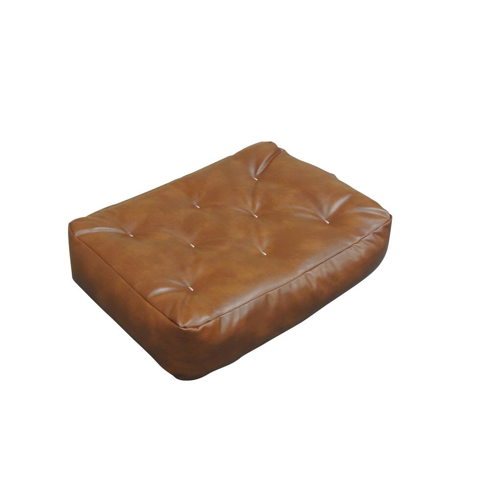 8" Double Foam & Cotton 21X28 Chair Ottoman Saddle Leather Futon Mattress