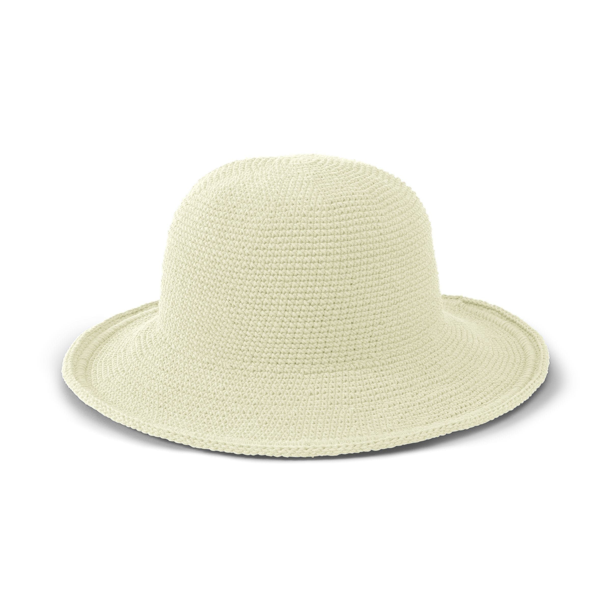 firm wide brim hat