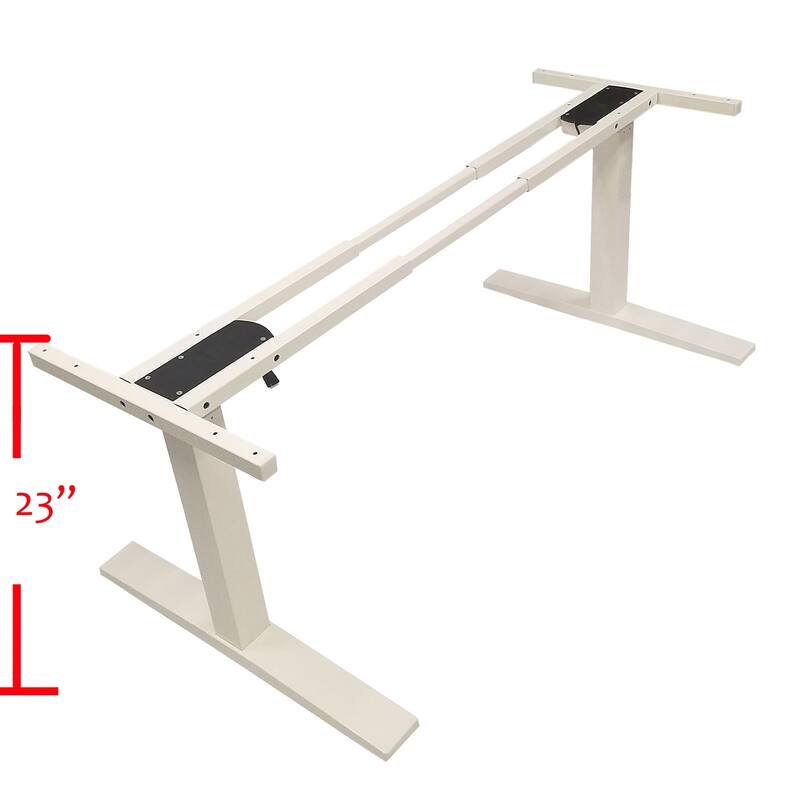 Boonliving Electronic Height Adjustable Desk Frame, Sit / Stand Desk Ergonomic Workstation with Dual Motor, Heavy Duty