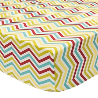 Hopscotch Zig Zag Fitted Sheet