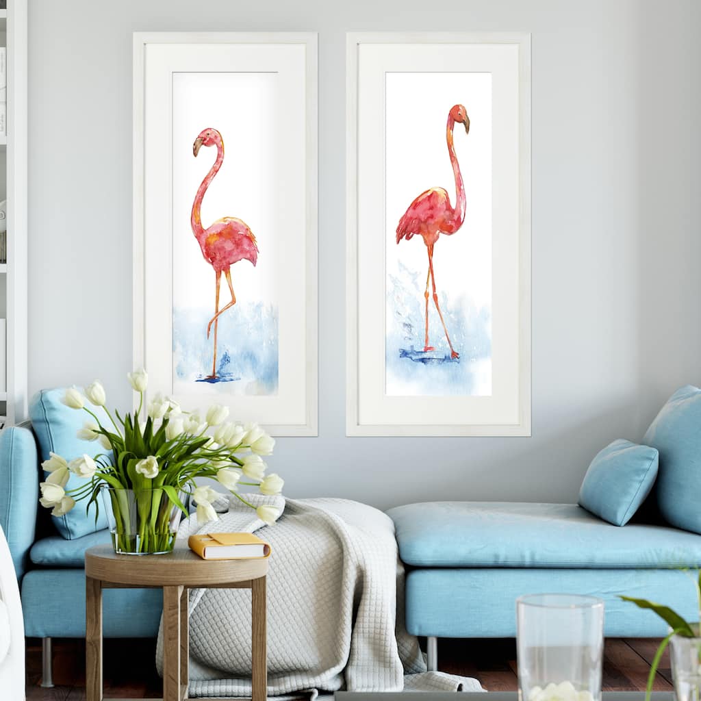 Flamingo Splash -2 Piece Set