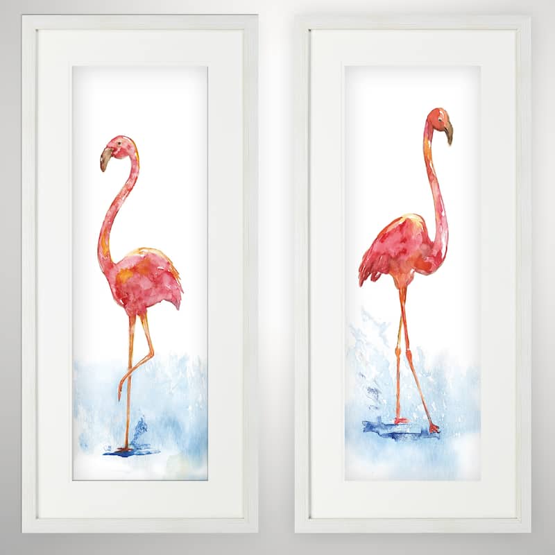 Flamingo Splash -2 Piece Set
