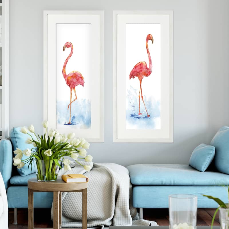 Flamingo Splash -2 Piece Set