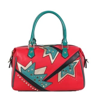 Nicole Lee Handbags Our Best Clothing Shoes Deals Online At Nicole Lee Red Embellished Assymetrical Design Shoulder Bag