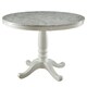 Furniture of America Ten Country White 42-inch Round Dining Table - Thumbnail 3