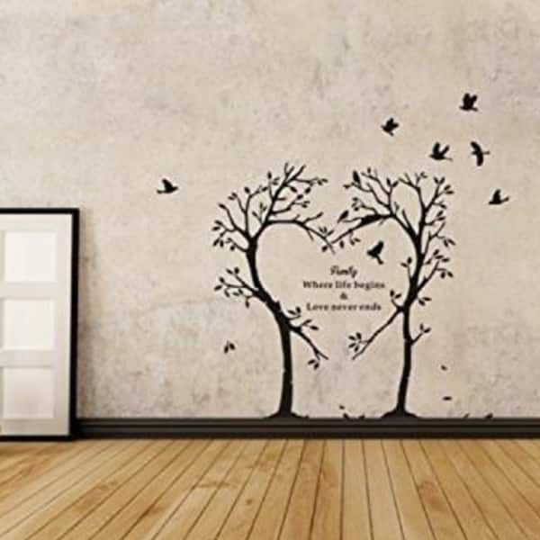 Removable Family Tree Wall Decals Mural Sticker DIY Favo Decor Art-Vinyl St S0Y 