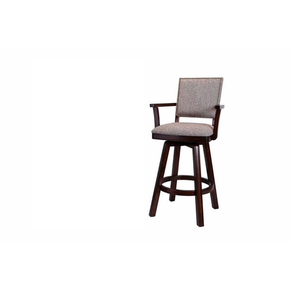 Whitaker Homestead Set of 2 Counter Stools, Distressed Walnut