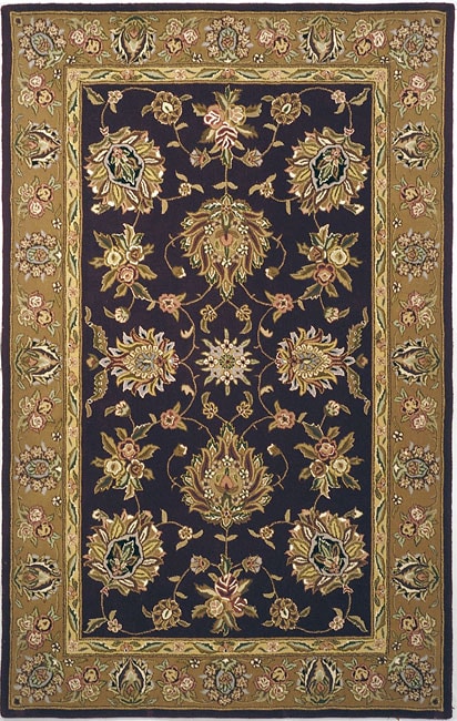 Handmade Traditions Tabriz Red/ Gold Wool And Silk Rug (6 X 9) (RedPattern OrientalMeasures 0.5 inch thickTip We recommend the use of a non skid pad to keep the rug in place on smooth surfaces.  Professional cleaning is recommended.All rug sizes are app