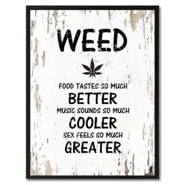 Shop Weed Food Tastes So Much Better Music Sounds Adult