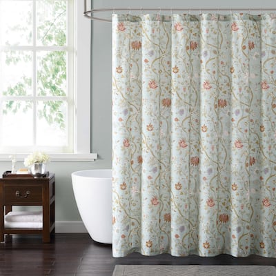 Style 212 Bedford Blue 72 x 72 Shower Curtain