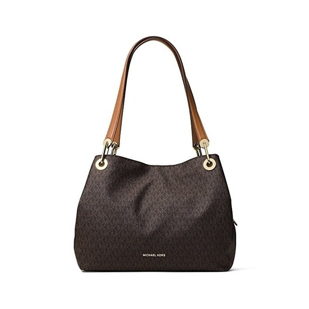 michael michael kors raven pocket shoulder tote