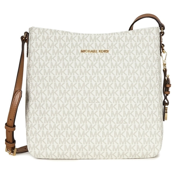 Michael Kors Jet Set Travel Large Logo Messenger Vanilla Michael Kors Jet Set Travel Large Logo Messenger Vanilla 30h6gtvm3v 150