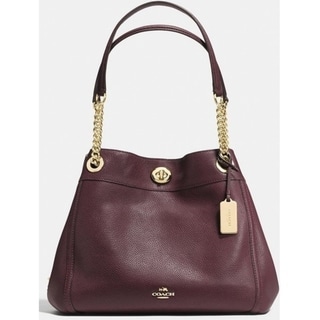 coach turnlock edie oxblood