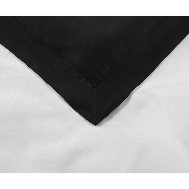 Truly Soft Everyday Hotel Border 7-piece Duvet Cover Set