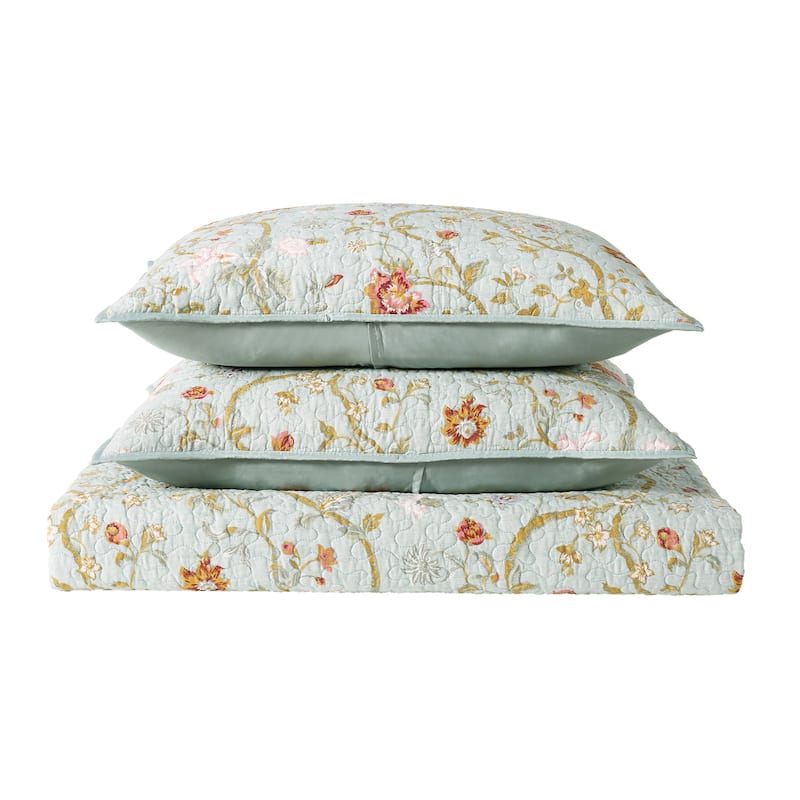Style 212 Bedford Floral 3-piece Quilt Set