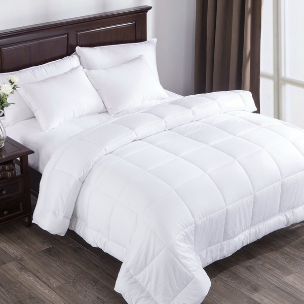 St. James Home 300 Thread Count Dobby Dot Down Alternative Comforter