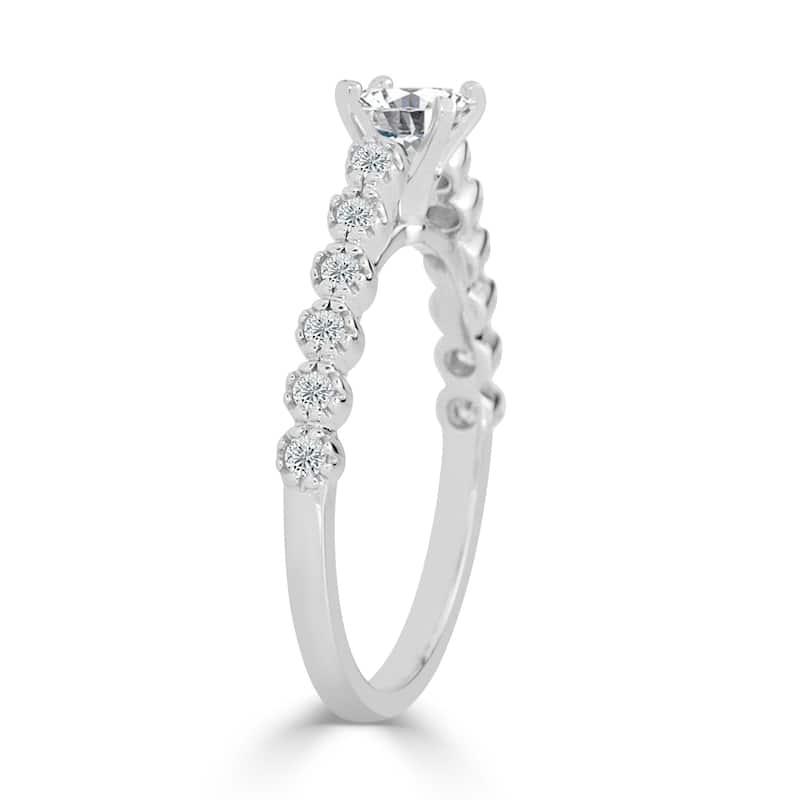 Auriya 1/2ctw Round Diamond Engagement Ring 14K Gold