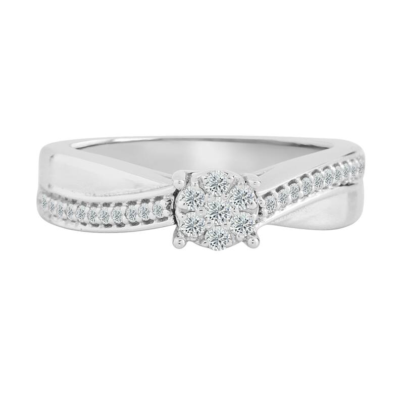 Auriya 1/4ctw Diamond Engagement Ring 14k Gold