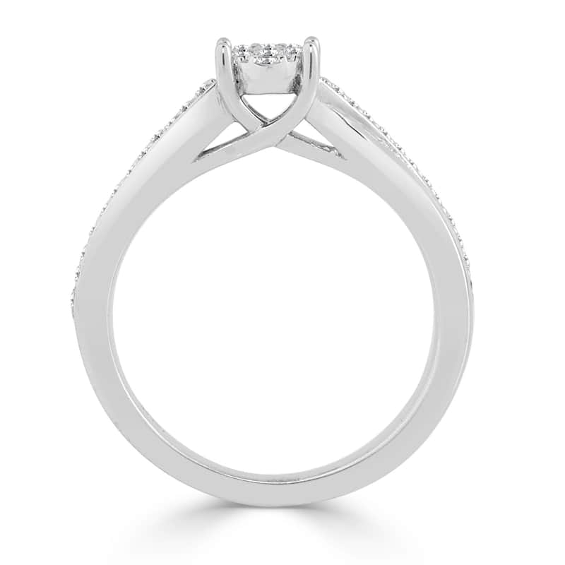 Auriya 1/4ctw Diamond Engagement Ring 14k Gold
