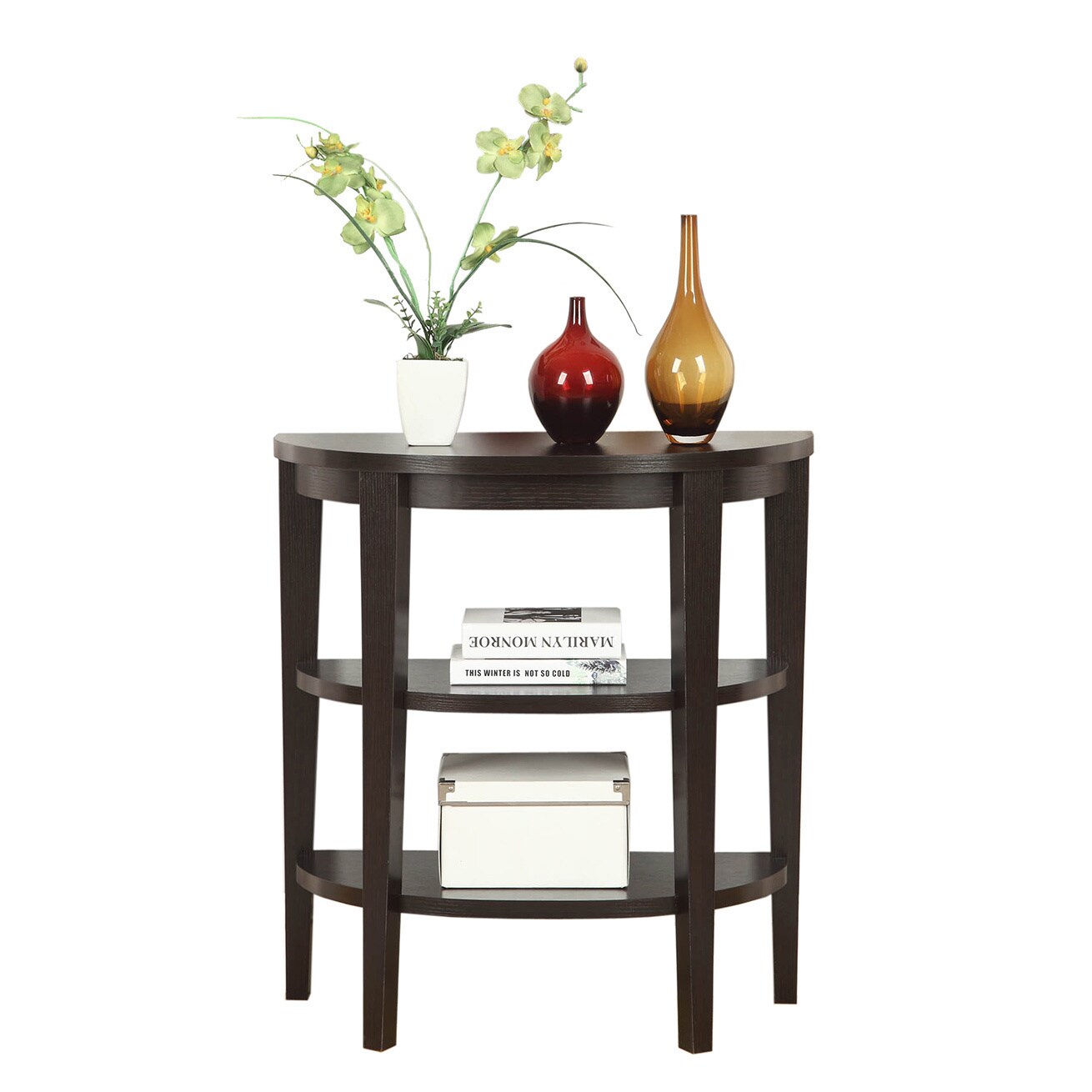 Porch & Den Poland Wood 3-shelf Console Table | eBay