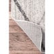preview thumbnail 14 of 57, nuLOOM Trellis Stripes Grey Rug