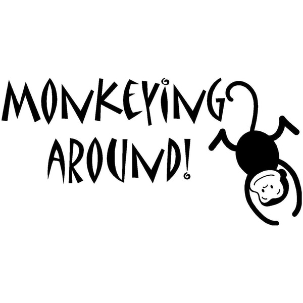 Monkey Around Kids Nursery Baby Vinyl Lettering Wall Monkey Around Kids Nursery Baby Vinyl Lettering Wall