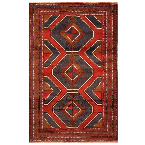 Handmade Balouchi Wool Rug (Afghanistan) - 2'10 x 4'7