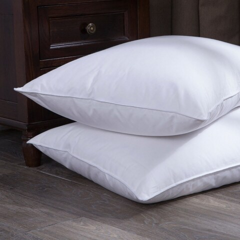 St. James Home White Goose Down and Feather Bed Pillow (Set of 2)