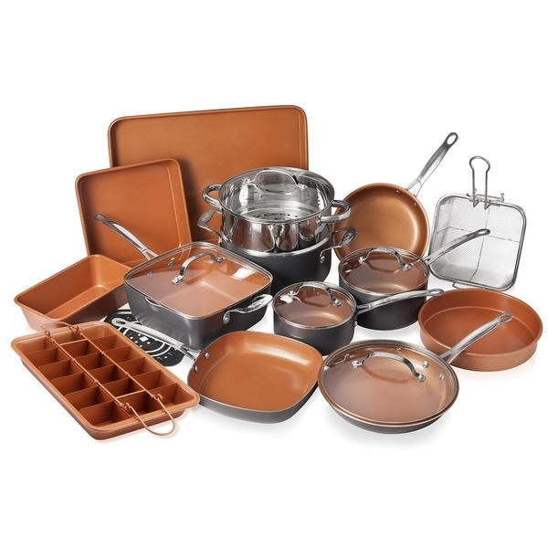 Gotham Steel Essential Cookware/Bakeware Non-stick Copper 20 Piece Set