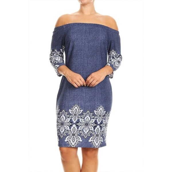 denim bodycon dress plus size