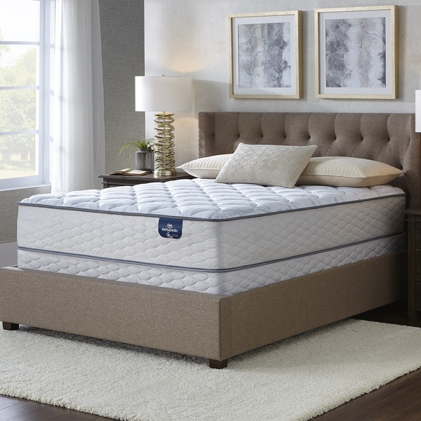 Shop Serta Faircrest 10.5-inch Plush Twin-size Mattress - On Sale - Free Shipping Today ...