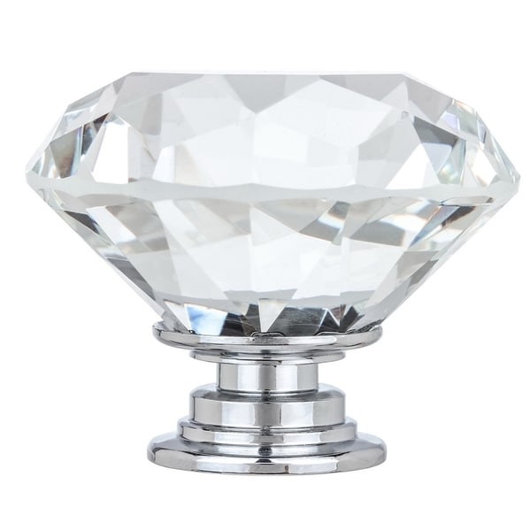 1 5 8 Solid Clear Round Diamond Cut Shape Crystal Gl 1 5 8 Solid Clear Round Diamond Cut Shape Crystal Gl Kitchen Amp